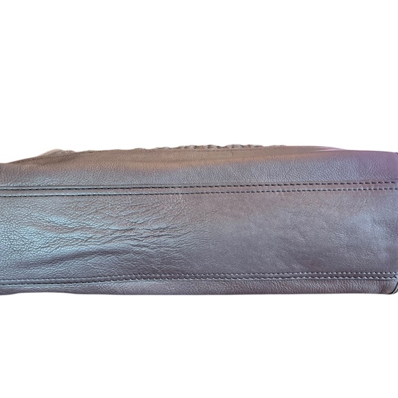 Cole Haan Leather Satchel Handbag with Handles and Shoulder Strap - Picture 7 of 14